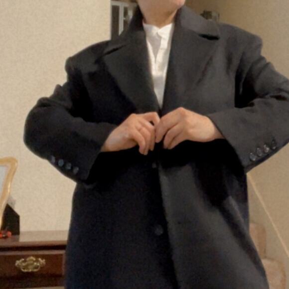 MADEINAM designer overcoat black - Picture 7 of 10